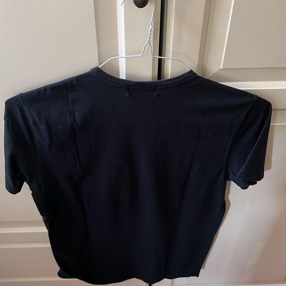 Banana Republic Black Short Sleeve Stretch Tee - Picture 3 of 3